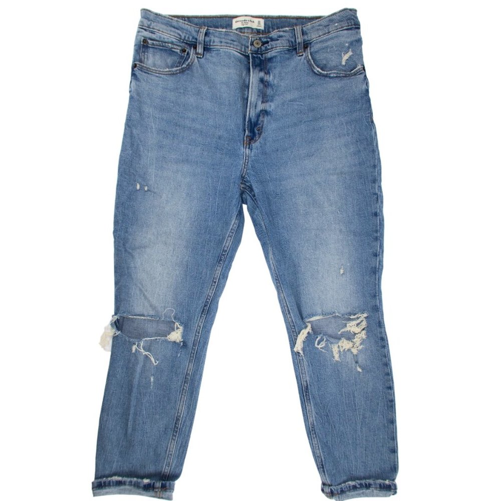 Skinny High Rise Distressed Jeans | Regular | Size 14/32R